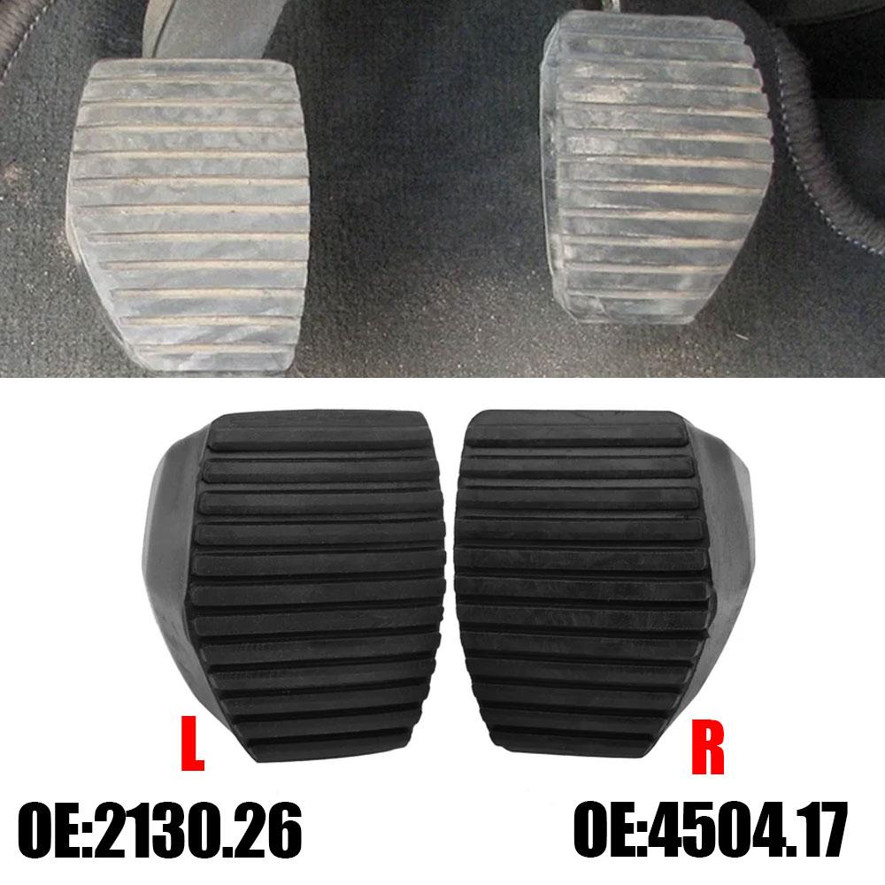 2pcs Car Clutch Foot Rest Cover Brake Pedal Pad for Citroen Berlingo DS3 DS4 Picasso C3 C4 C5 C6 C8 Peugeot 207 208 308 508 2008