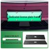 2026 Jihu S3 Green ABS Full Edge License Plate Frame - New Energy Upgrade