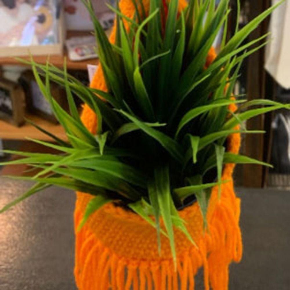 Cotton Woven Hanging Storage Basket Lobster-Shaped Hanging Planter Basket  Indoor