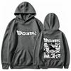 Dragon Ball Hoodie Unisex Manga Panel Character Collage Front Back Print Anime Fan Pullover Hooded Sweatshirt