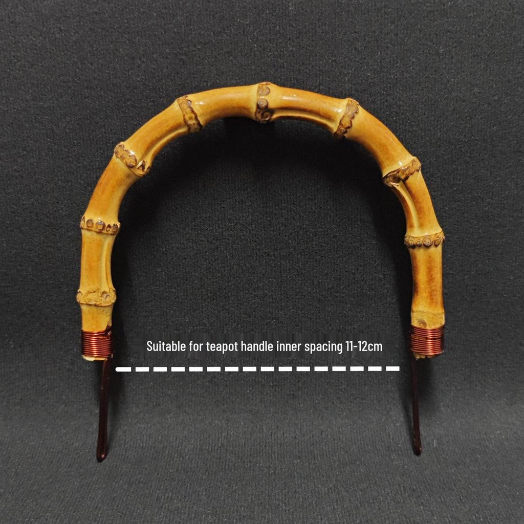 Bamboo Root Handle for Japanese Teapot and Ceramic Tea Set Accessories