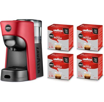 Capsule Coffee Machine Lavazza A Modo Mio Tiny Eco Red Incl. Capsules