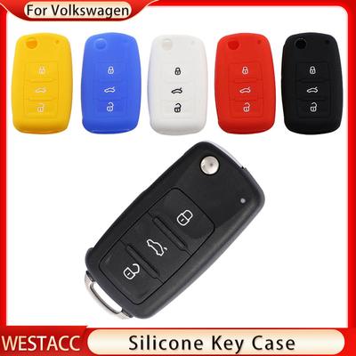 Autosleutel Cover Case Houder Sleutelhanger voor VW Volkswagen Polo Golf Passat Kever Caddy T5 Up Eos Tiguan Jetta voor Skoda Octavia A5