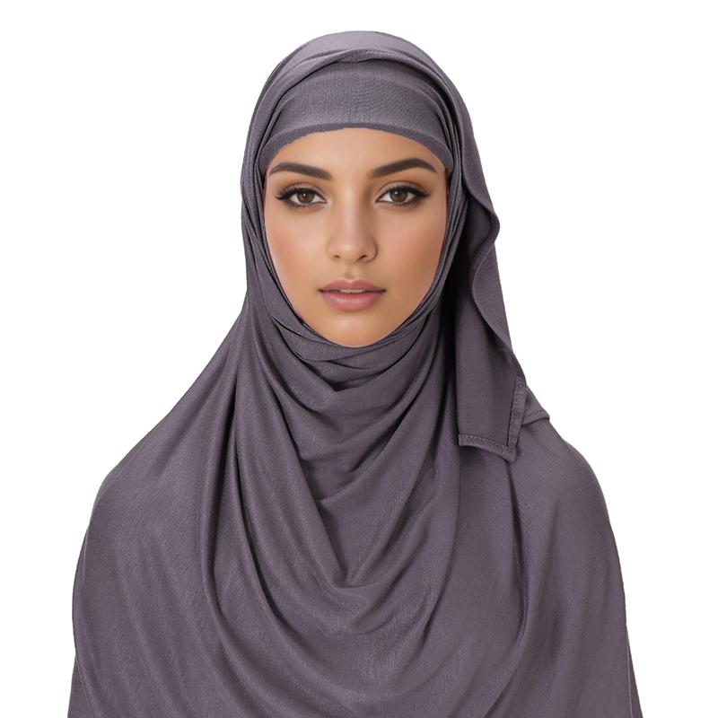Design Pin Free Instant Jersey Hijab Women Jersey Bonnet Islam Shawls And Wraps Bonnet Hijab Underscarf Cap Foulard Femme