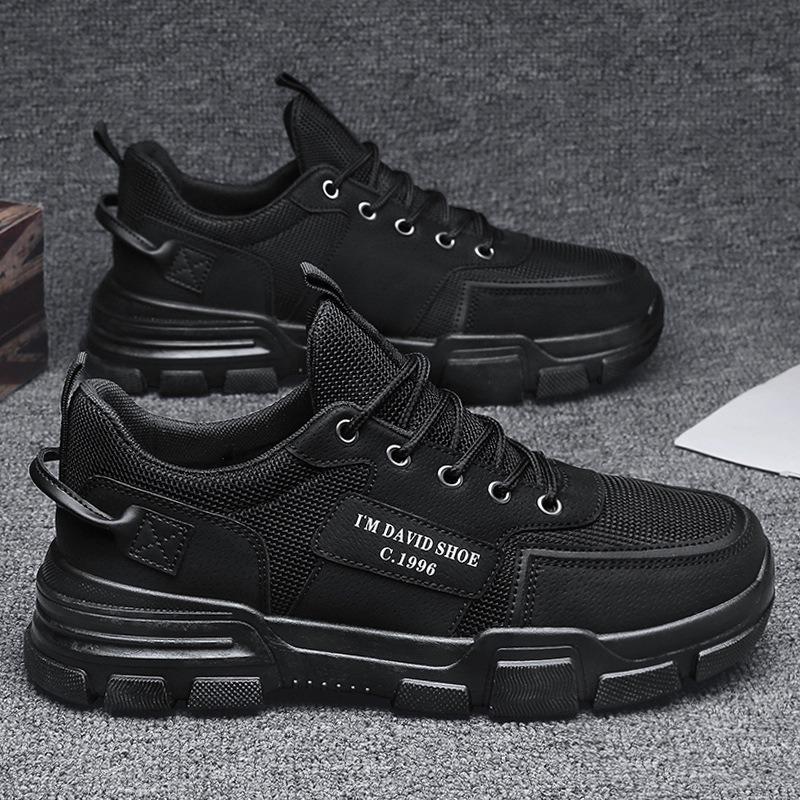 New Spring Durable Workwear Lightweight Board Shoes – Breathable Athletic Casual Men's Outdoor Footwear