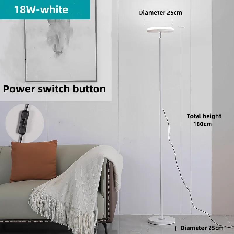 LED Floor Lamp Living Room Dining  Study Reading  Bedroom Bedside Super Bright Creative Atmosphere Fill Light Soft