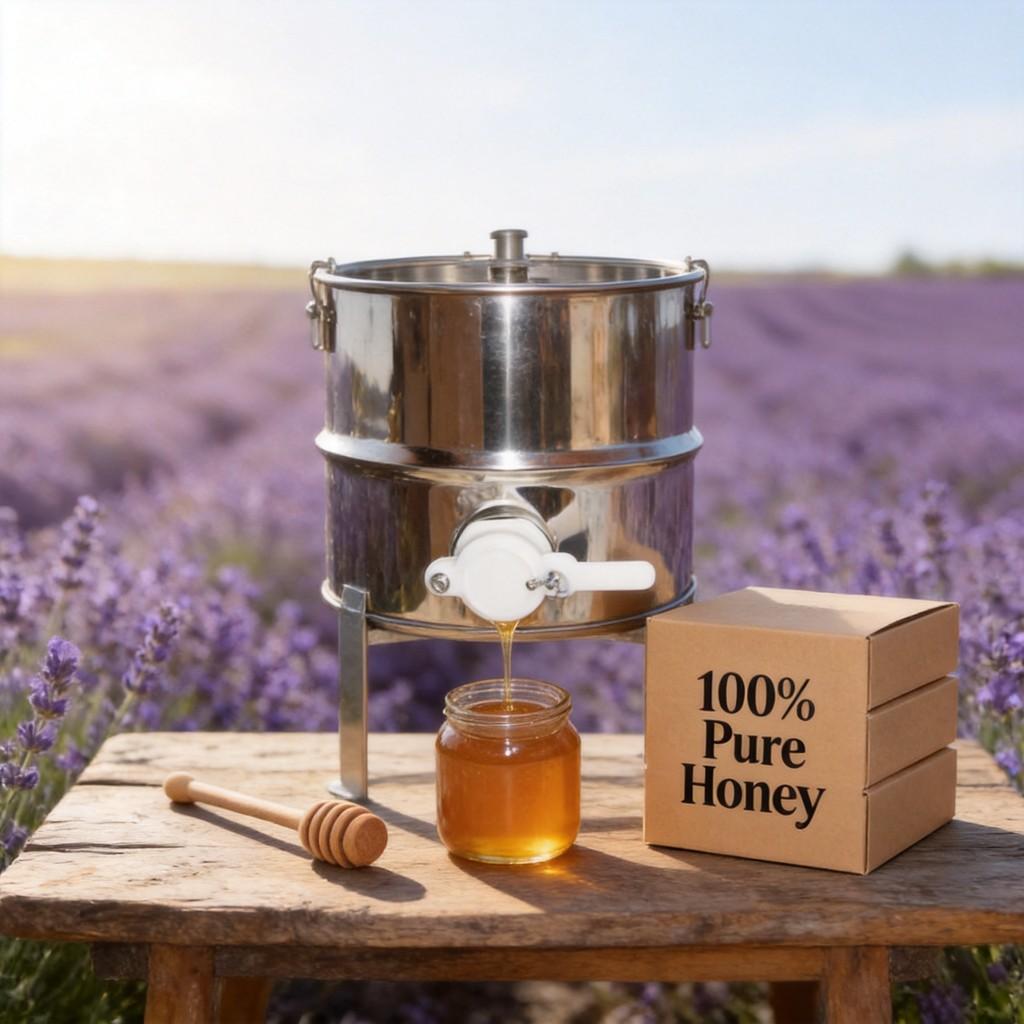Honey Extractor Plastic Flow Mouth Bee Hive Separator Dispenser For Beekeepers