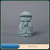 Cute Maitreya Blue Sandstone Ornaments Buddha Statues Garden Mini Ornament Japanese Home Decoration Crafts Figurines & Miniature
