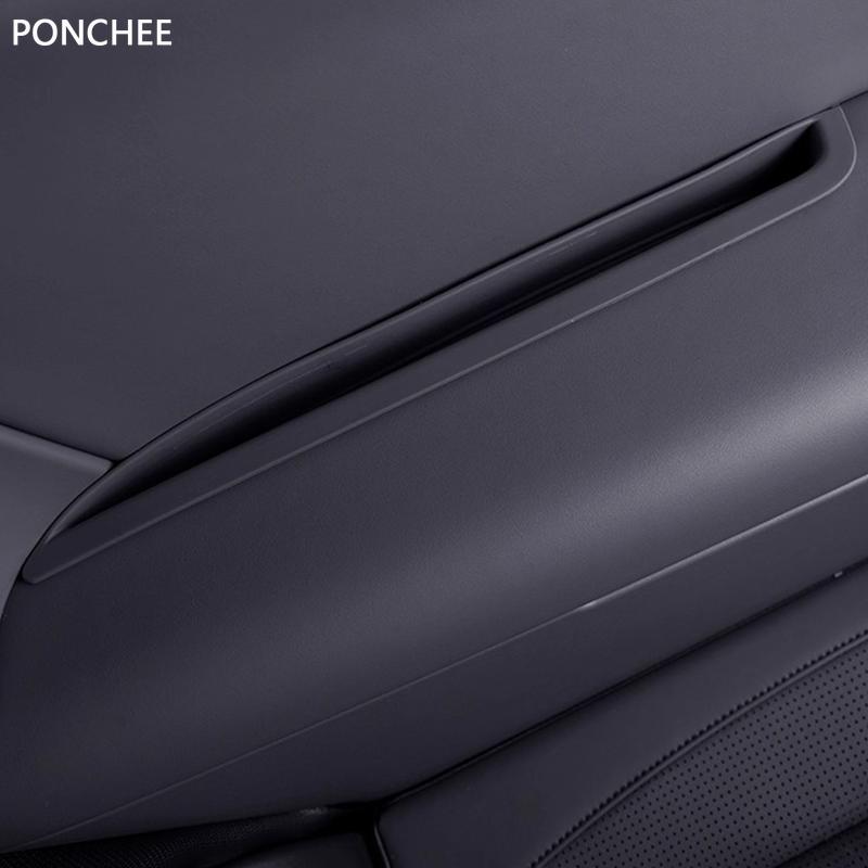 For Lynk&Co 900 2025-2026 Door Handle Slot Storage Pad Silicone Dirt-resistant Automobile Modification Supplies Storage