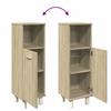 Bathroom Cabinet In Sonoma Oak 30.5 X 30 X 95 Cm Particleboard