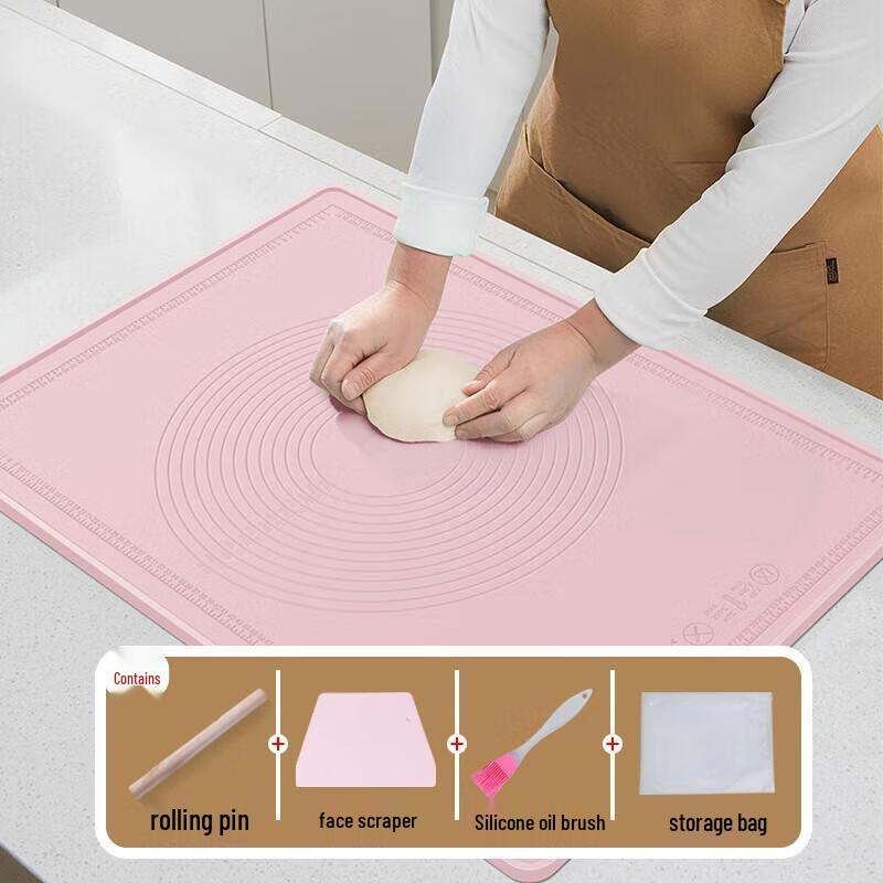 JingJingRS Food-Grade Silicone Kneading & Baking Mat