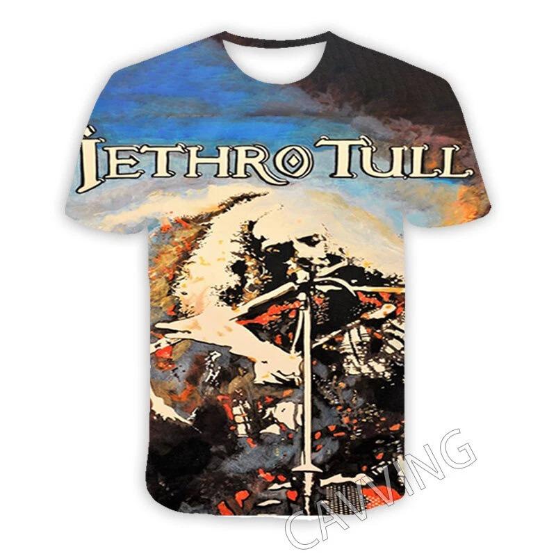 New Classic Jethro Tull Rock 3D Print T-shirts For Men Women Hip Hop Trend T Shirt Y2k Top Oversized Street Style Men's Clothing
