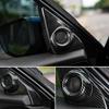 Carbon Fiber Look Door A-pillar Tweeter Cover Trim ABS For Honda Civic 2016-2021