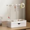 Portable Desktop Storage Box Earrings Necklaces Hanging Holder Fashion Jewelry Display Rack
