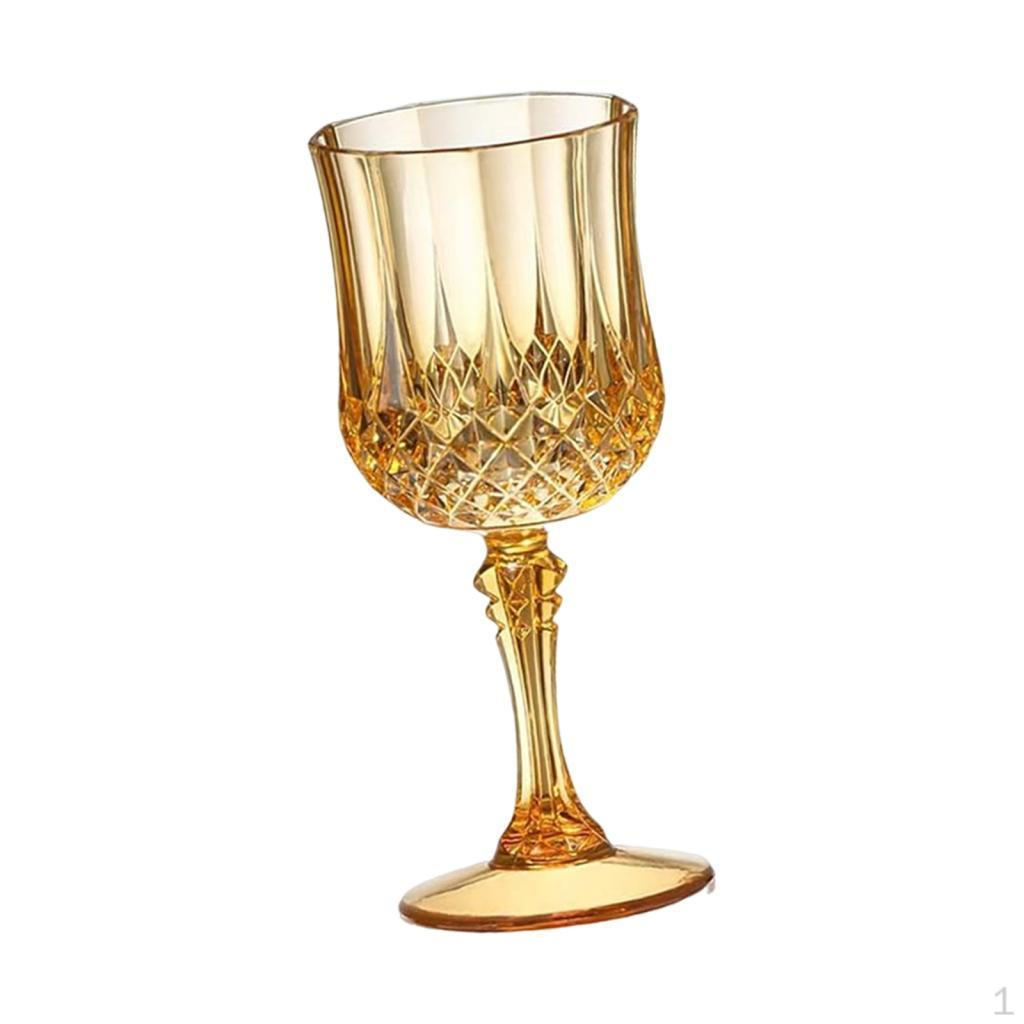 Acrylic Goblet Cup Home Decoration Unique Versatile Drinking Drinkware for Wedding Restaurant
