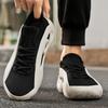 Summer Men's Slip-On Casual Shoes Mesh Breathable Platform Sneakers Fashion Designer Knitted Vulcanized Shoes Zapatillas Hombre