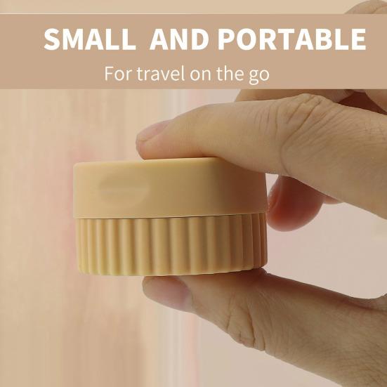 Úložná krabička Prostorově úsporná krabička na balení kosmetických šperků Víceúčelové mini silikonové úložné pouzdro na cesty