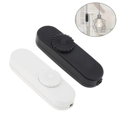 LED Dimmer Switch 220V Full Range Rotary Dimmer Switch Inline Lamp Switch for Table Lamp / LED Lamp / Halogen Bulbs