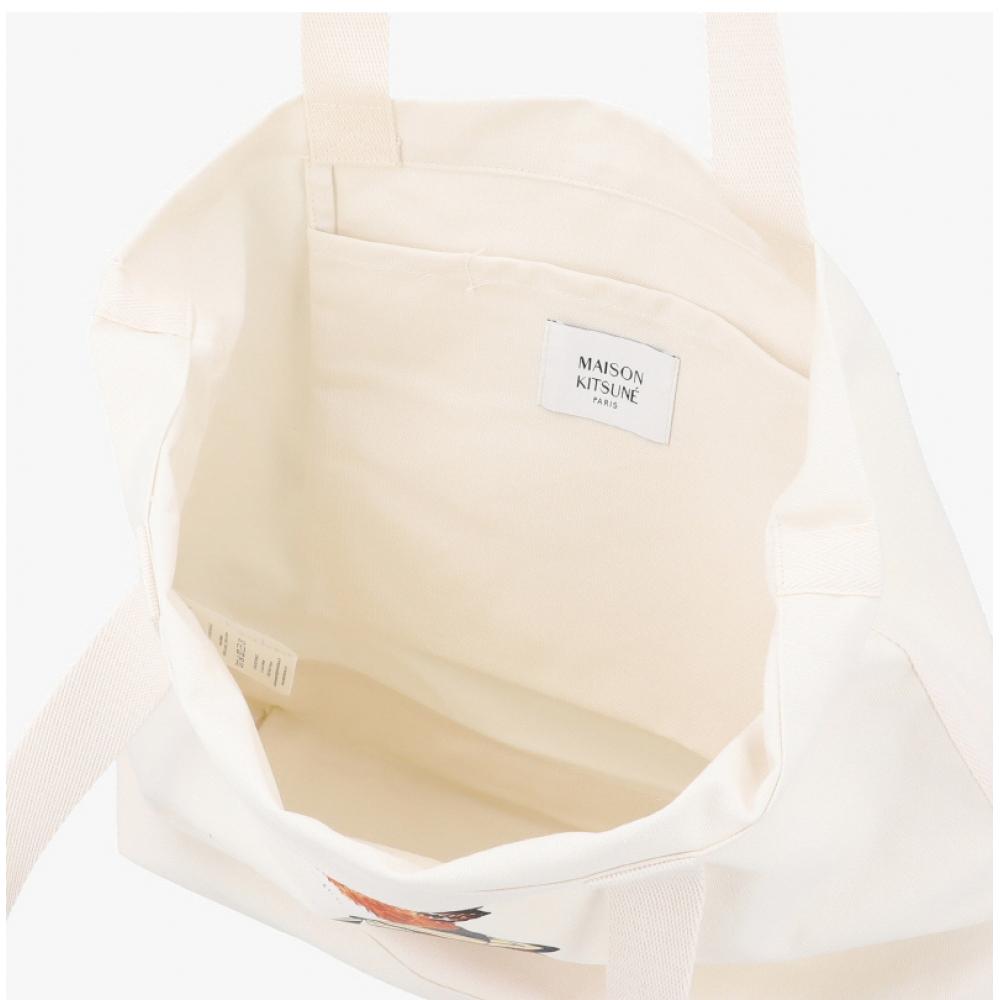 Maison Kitsune Dreaming Fox Tote Bag Qu05130ww9042