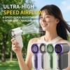 Mini High Speed Handheld Fan 3000mAh LED Display Portable Turbo Fan Desk Fan Outdoor Cooling Rechargeable Fan