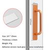 1Pc Self-Stick Aluminum Cabinet Drawer Handles - No Drilling Adhesive Door Pulls, Instant Mount for Kitchen Bathroom Accessory