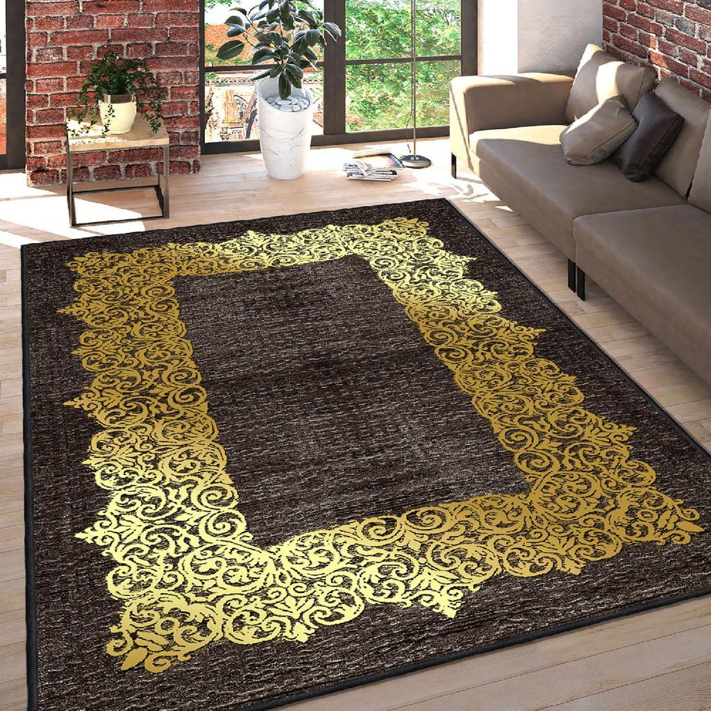 Decorative Special Design Modern Floor Rugs Patterned Non-Slip Base Washable