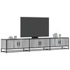 VidaXL TV Cabinet Sonoma Grey 240x35x41 Cm Engineered Wood, TV Stand, TV Sideboard, Multimedia Unit, TV Bench, Hi-fi Unit, 3300798