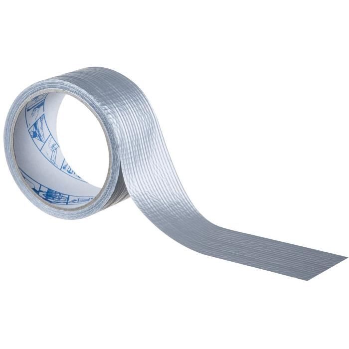 Adhésif toile 50 mm x10 m gris USA
