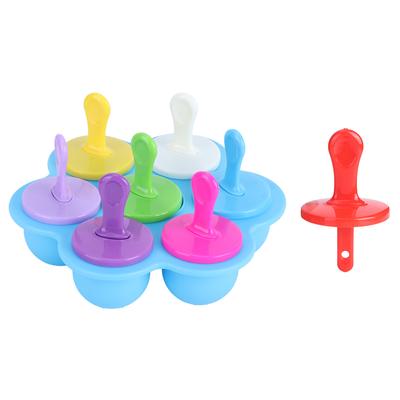 Household Reusable Silicone Ice Cream Molds DIY Making Mold Tool Kitchen Supplies