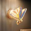 LED Wall Lamp Modern Creative Nordic Butterfly Wall Light Bedroom Living Room Bedside Staircase Corridor Aisle Lighting