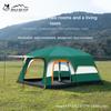 Hot Selling Camping Tent 3-4 Person Two Bedroom One Living Room Large Tent Supply