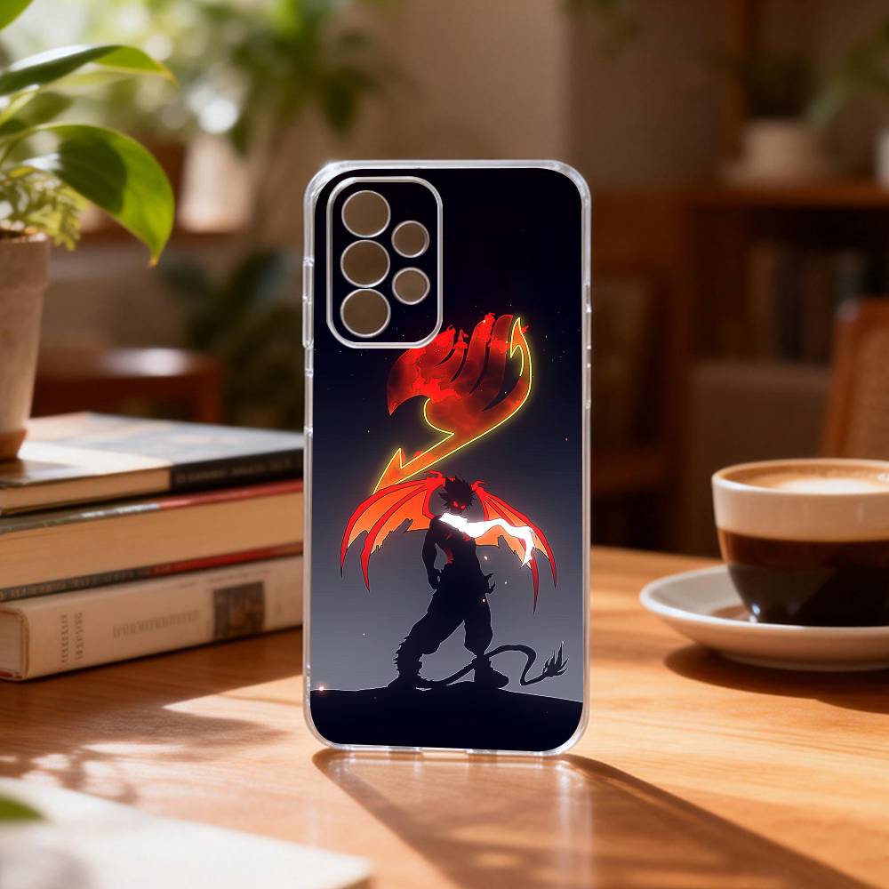 

N-Natsu F-Fairy D-Dragneel T-Tail-es Phone Case For Samsung S25,S24,S21,S22,S23,S30,Ultra,S20,Plus,Fe Transparent Cover Samsung S10
