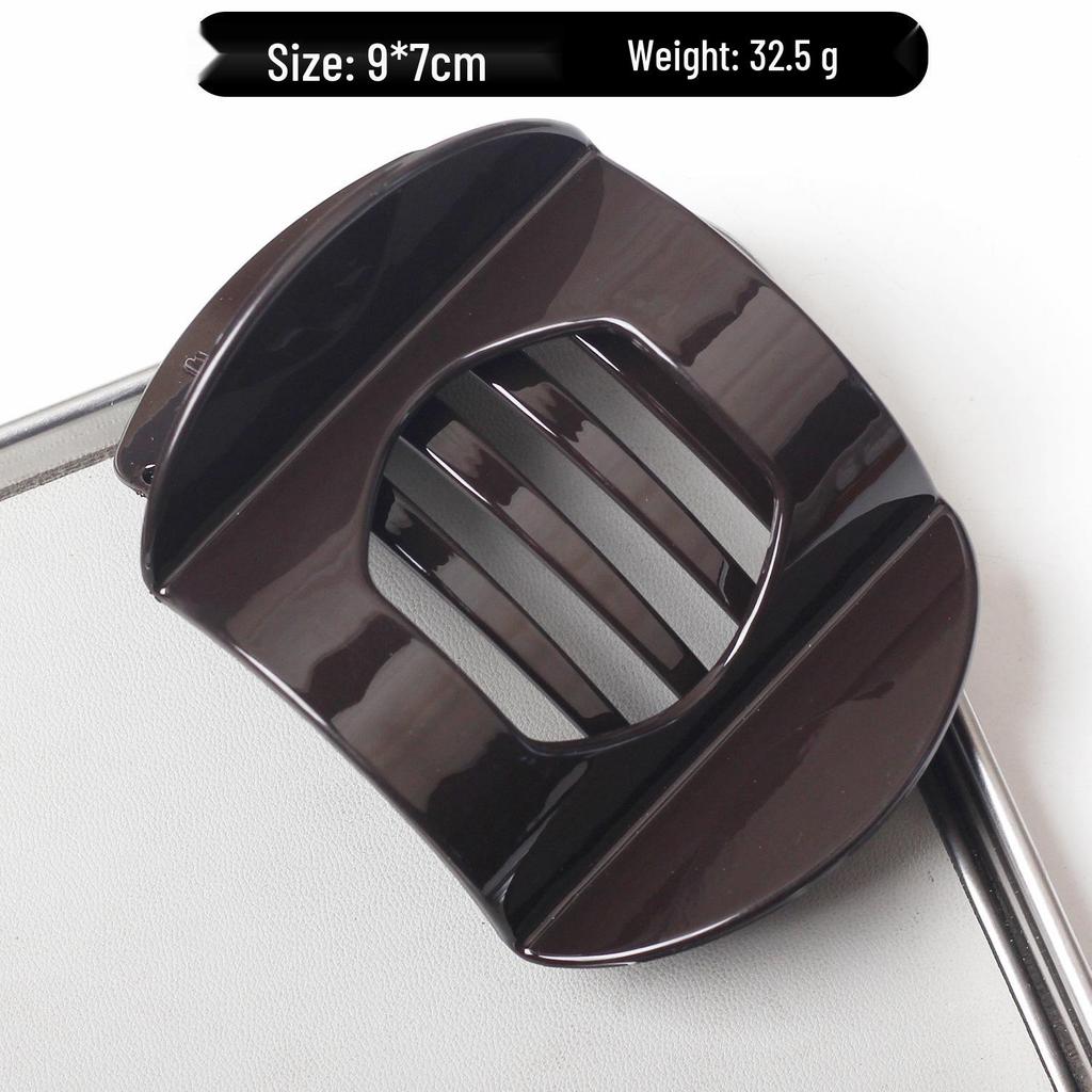 Hohle Quadratische Fünfzahn-Haarklammer: Vielseitiger horizontaler Clip für Kopfbedeckungen und Haarstyling