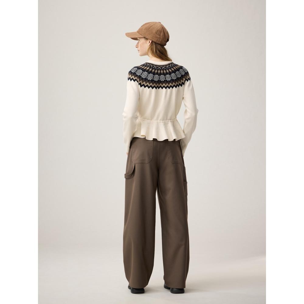 Gu By Uniqlo Barrel Leg Painter Pants Rokh