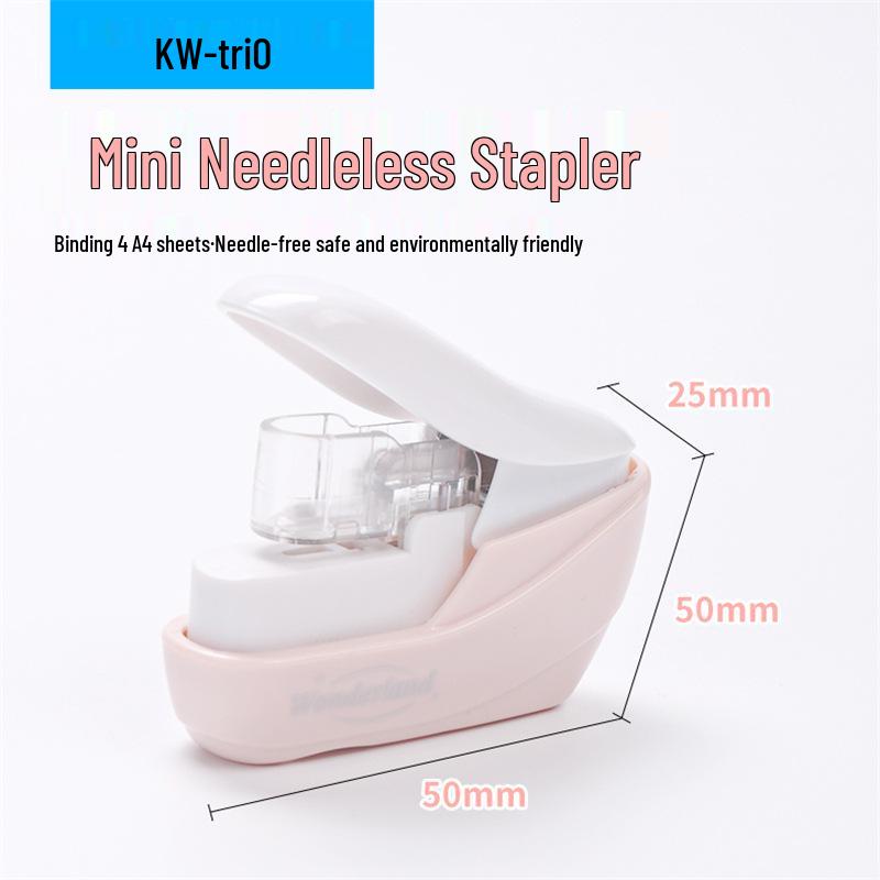 Kedeyou 5399 Compact Stapleless Stapler - Effort-Saving Binding Tool for Students