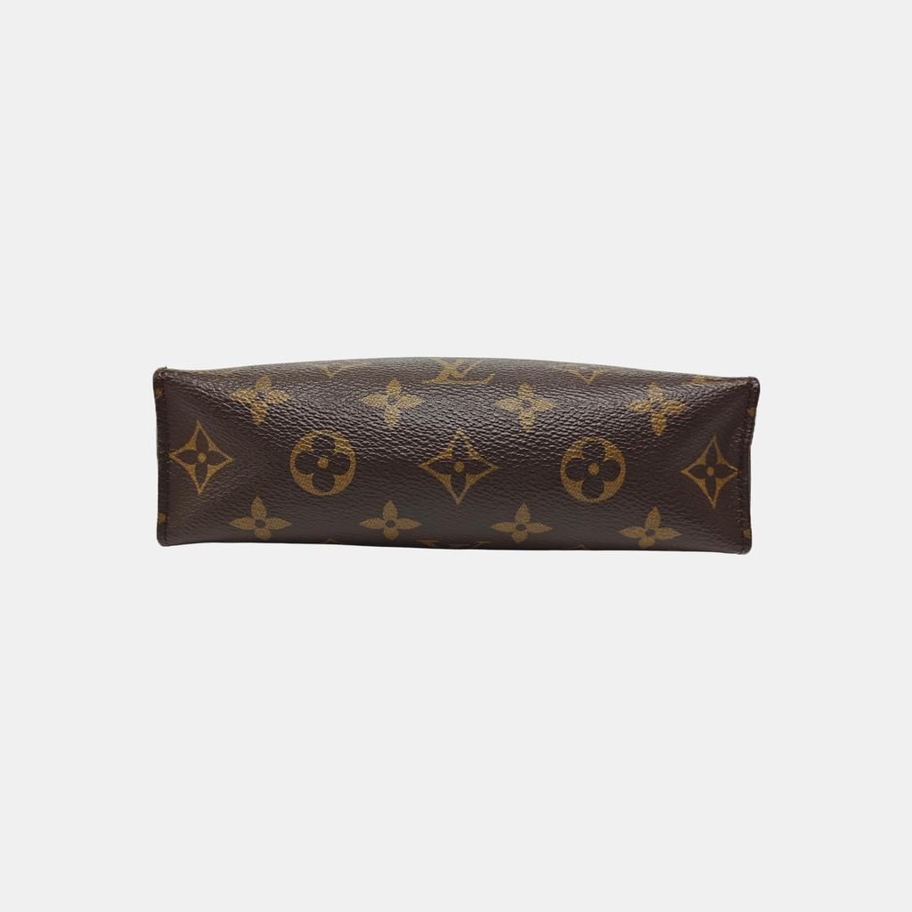 [Pre-Owned] Poche Toilette 19 Classic Monogram Versatile Portable Canvas Toiletry Bag Clutch - Very Good #18NBZVX