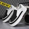 Scarpe Casual da Uomo Traspiranti Moda Mocassini da Uomo in Tela Comfort Slip-on Scarpe da Guida Platform Sneakers da Passeggio Scarpe Vulcanizzate