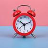 Retro Loud Alarm Clock Double Bell Mechanical Key Wound Silent Pointer Alarm Clock Night Light Clocks Home Decor  wall clock