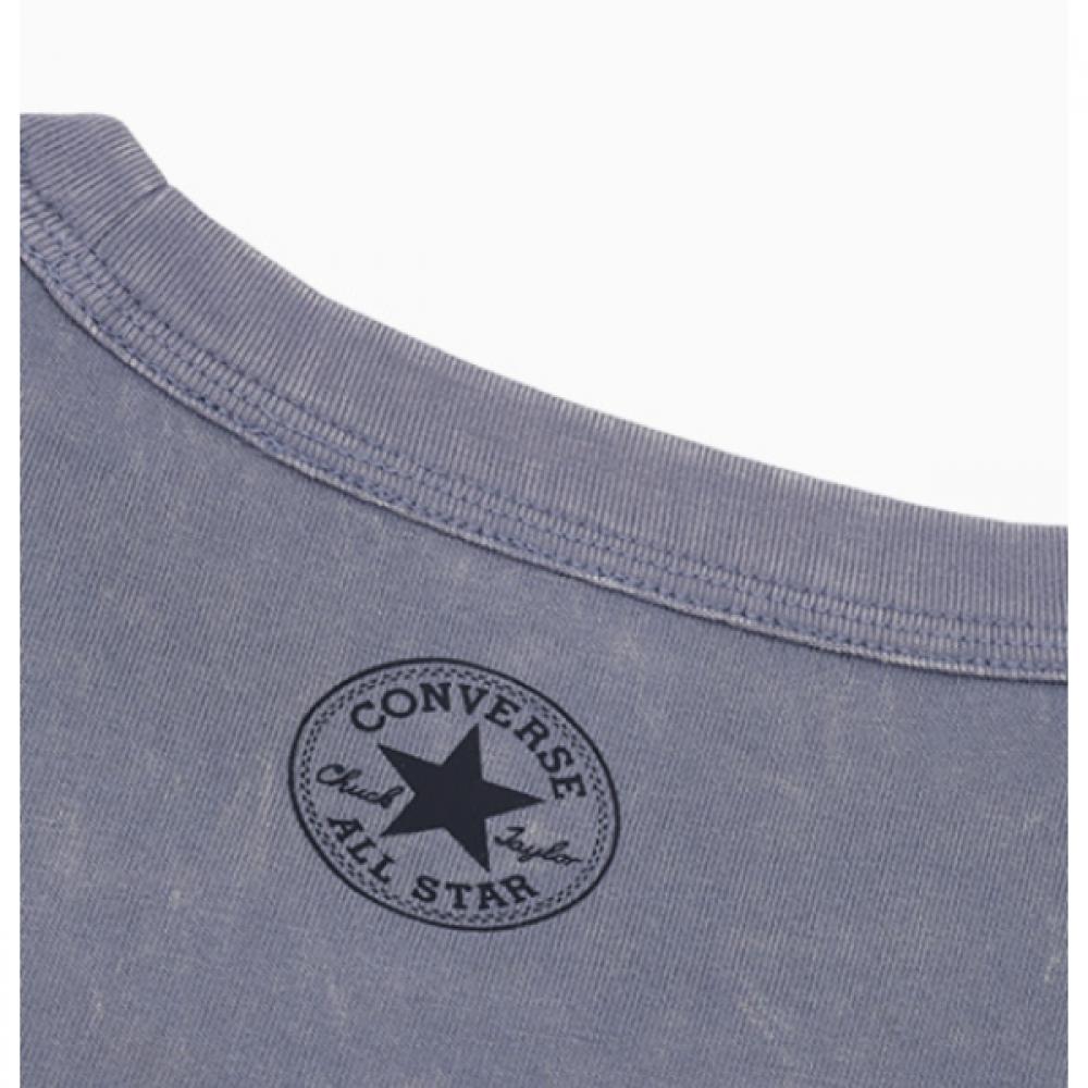 Converse VinTage Logo Washing ShorT Sleeve T shirT Loose quieT Shade Ucj755 G6m