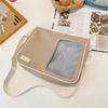 Clear Messenger Bag Versatile Shoulder Crossbody with Large Capacity for Women