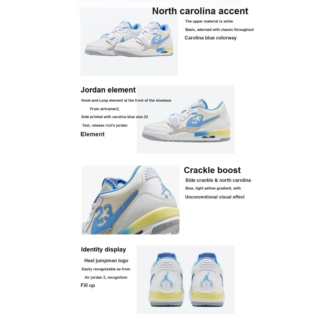 Air Jordan Legacy 312 Low GS 23 - University Blue Kindersneakers Wit Sail-Wit Licht-Limoengroen FJ7223-141