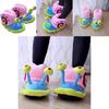 Adorable Spongebob Snail Home Slippers Warm Non-slip Cotton Boots For Winter