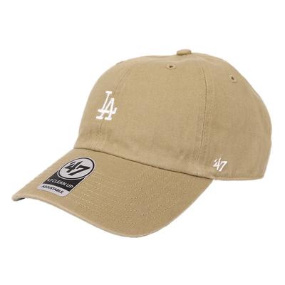 Brand 47 Cap Mini Logo Clean Up CLEAN UP MENS LADIES CAP Small Logo Hat 47 Dodgers Beige Free Size '47 Men's Women's