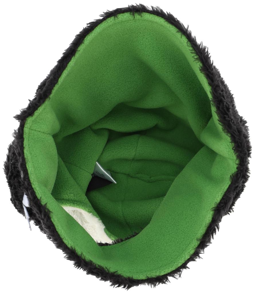 Von Beanie PANDA HOOD WATCH KIDS Schwarz [Sense Grace]