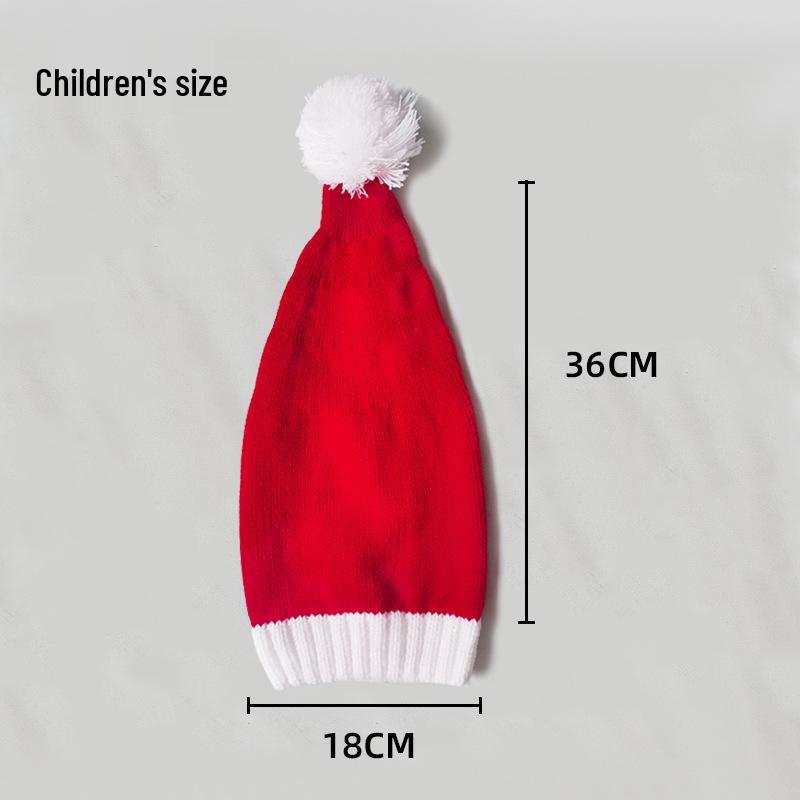 

European and American Parent-Child Knit Hat: Cute Pompom Design for Autumn and Winter Holidays