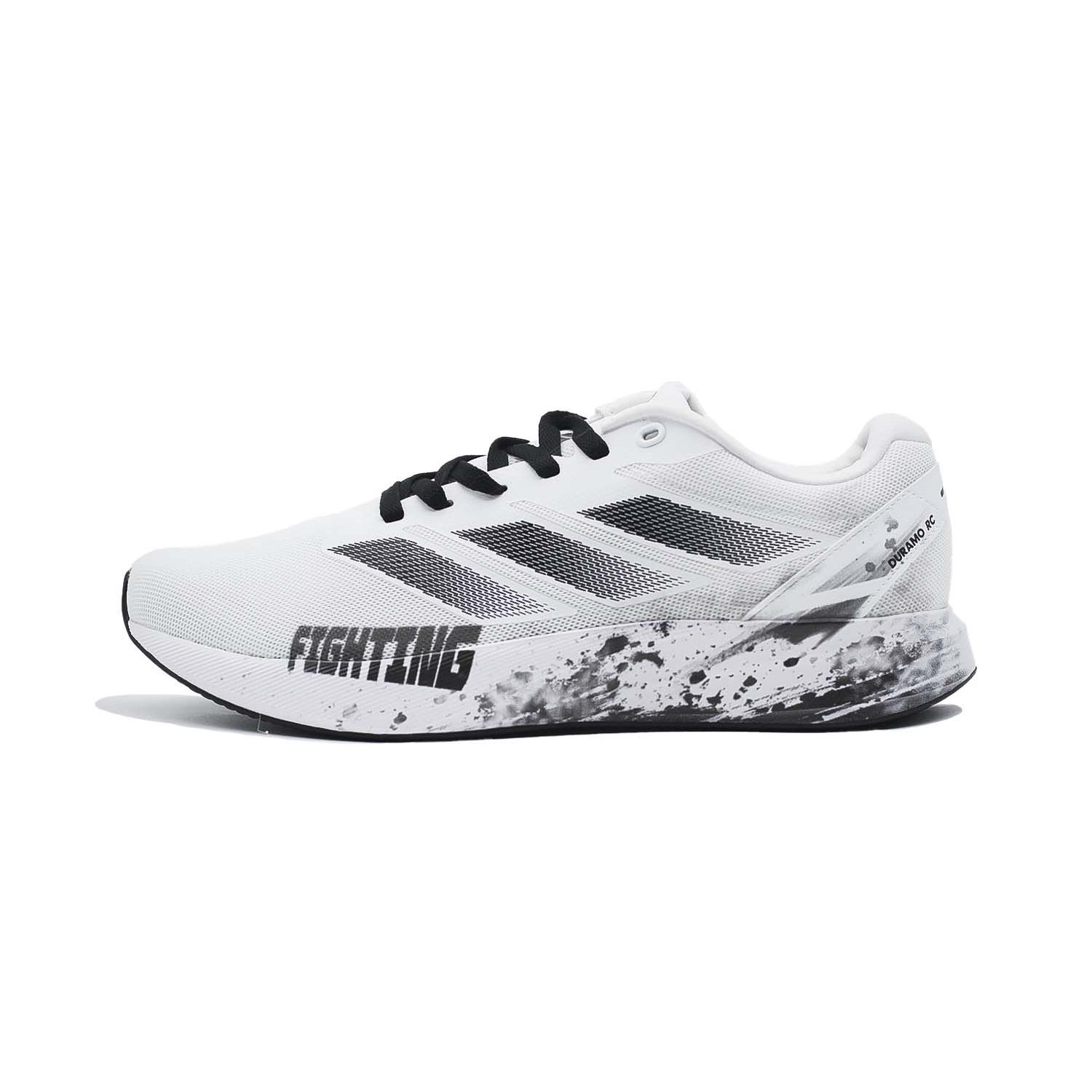 

Adidas Duramo RC Mesh Cushioning Slip Resistant Abrasion Resistant Breathable Low top Running Shoes Unisex Black White ID2702(Team140-) 41⅓