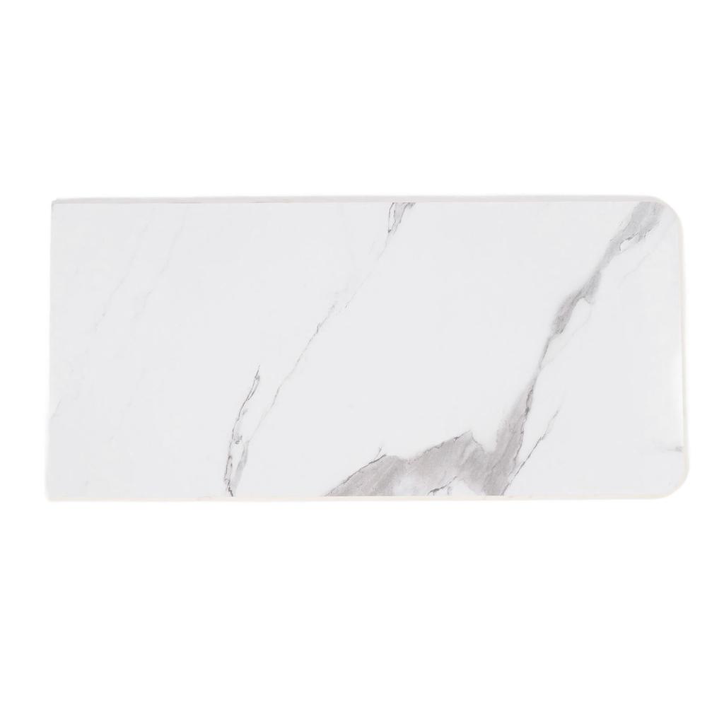 30.7 X 14.2in RV Rectangular Table Top Marbled Texture High Hardness Resin Polymer Dinning Tabletop For RV Yacht