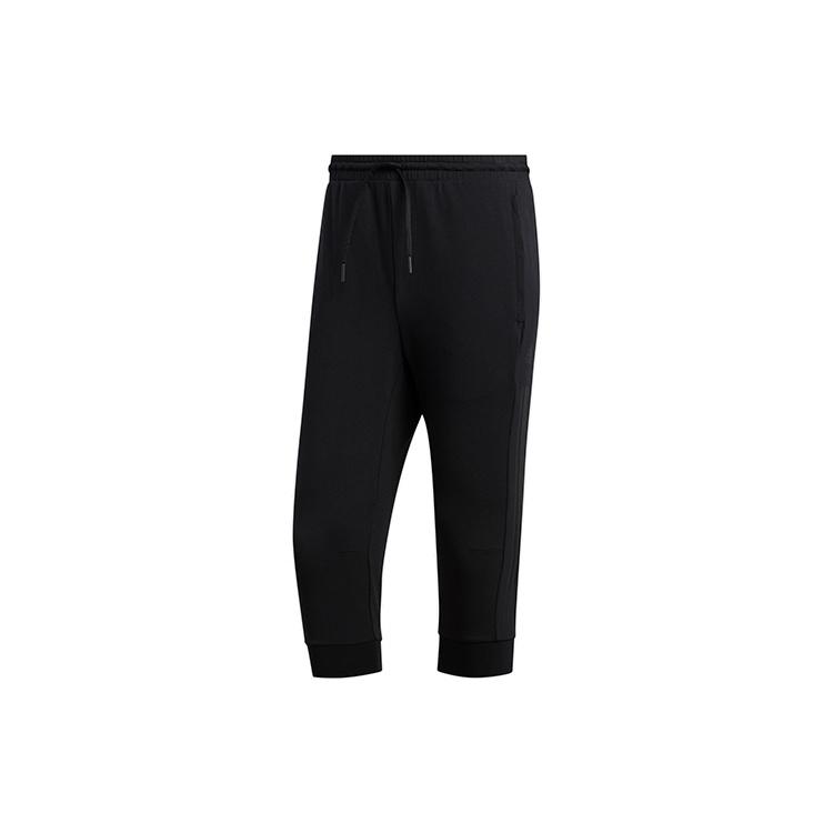 adidas M PNT 34 DK 3S Training Running Sports Slim Fit Cropped Pants Black Men s FT2839 XL