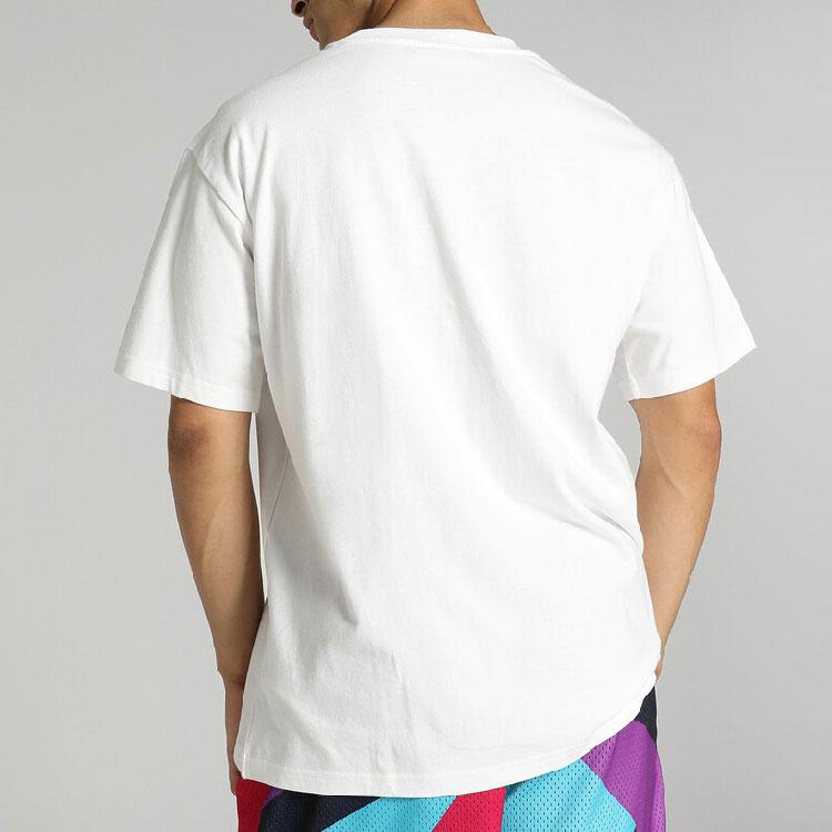 Puma Melo Charlotte Letter Print Basketball Character Design Casual Crew Neck Short Sleeve Drop Shoulder T-Shirt Men Tops White 627744-03