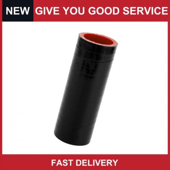 1 Pcs 35mm 1.38  ID 127mm 5  Length 0 Degree Black Red Car Silicone Hose New